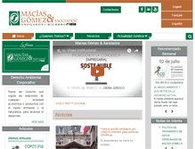 Tablet Screenshot of maciasabogados.com